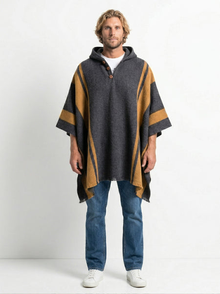 PONCHO LANA ALPACA MARENGO LINEA CAMEL