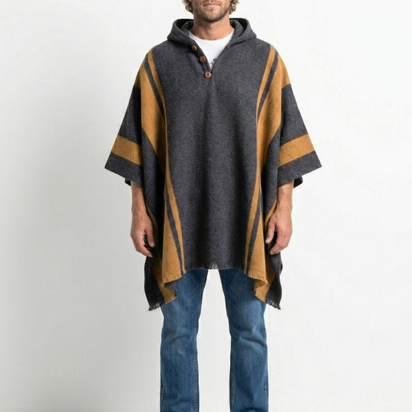PONCHO LANA ALPACA MARENGO LINEA CAMEL