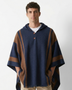 PONCHO ALPACA JEANS-CAFÉ