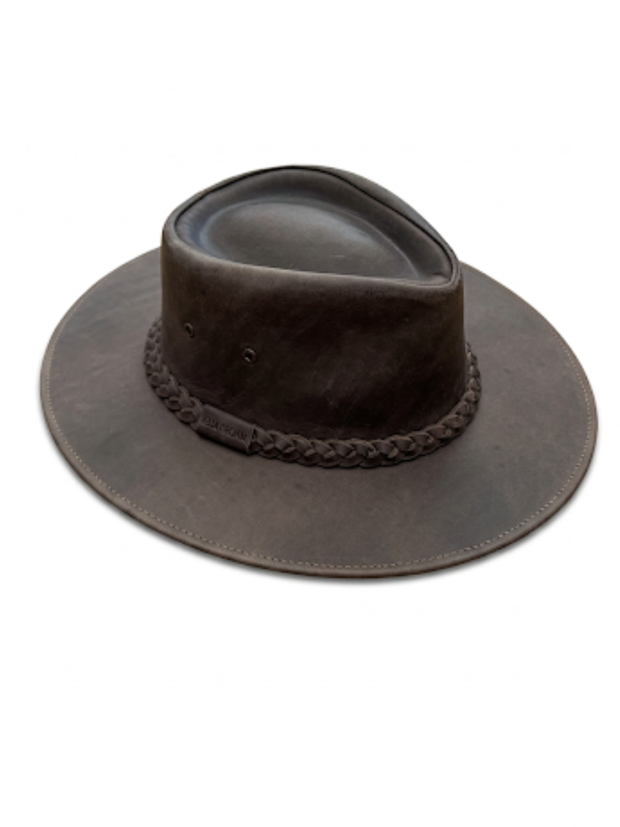 SOMBRERO DE CUERO MORO