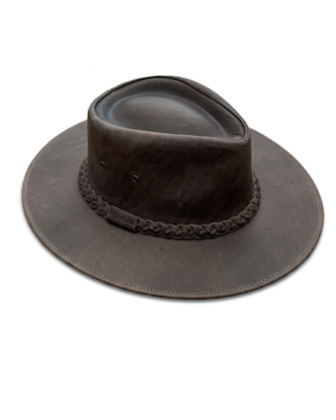 SOMBRERO DE CUERO MORO