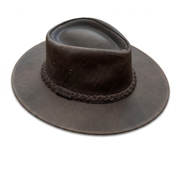 SOMBRERO DE CUERO MORO