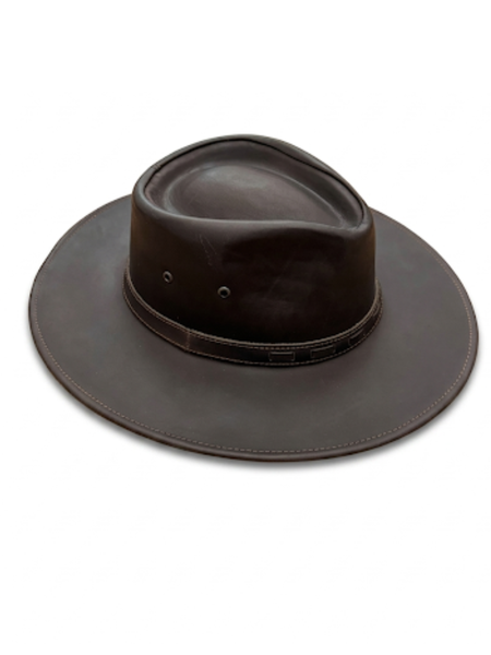SOMBRERO DE CUERO MORO
