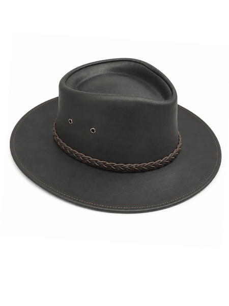 SOMBRERO DE CUERO MORO