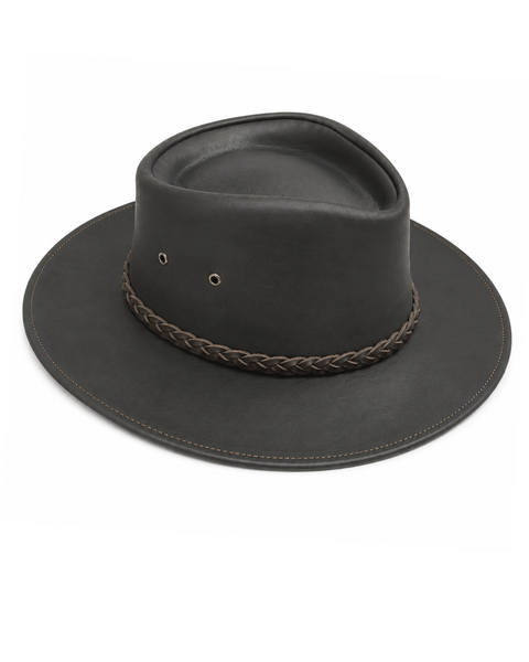 SOMBRERO DE CUERO MORO