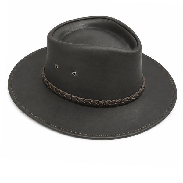 SOMBRERO DE CUERO MORO