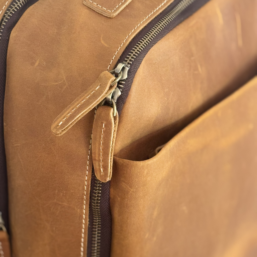 MOCHILA DE CUERO GENUINO PREMIUM STIRLING