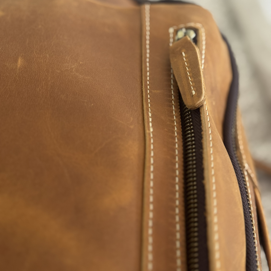 MOCHILA DE CUERO GENUINO PREMIUM STIRLING