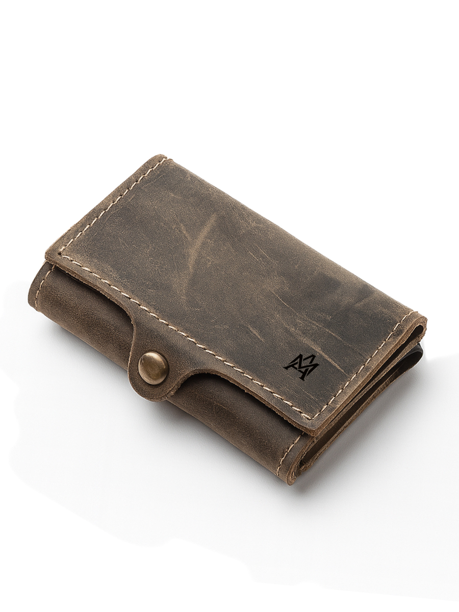 TARJETERO DE CUERO PROTECT COMPACTO